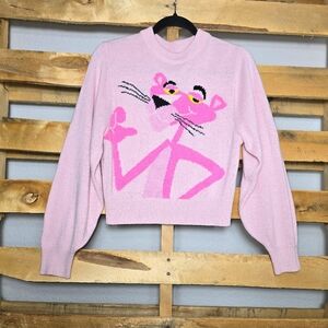 Pink Panther Graphic Sweater Size: XS